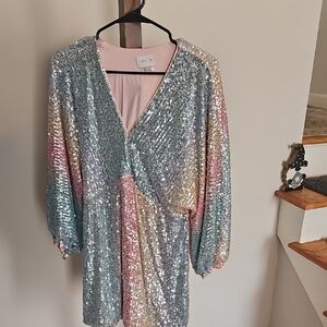 SAYLOR Blush Pink Dress Womens Size M